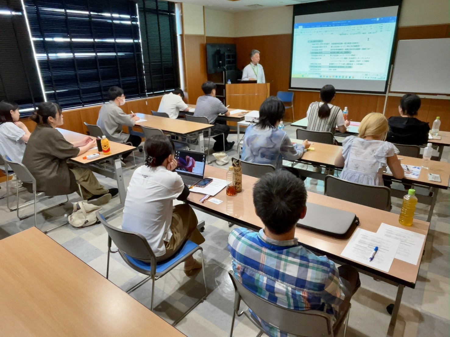 楢葉町 特別講演での研修の様子