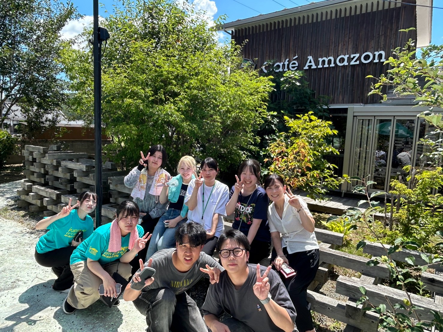 川内村 日本初上陸のCafe Amazonへ