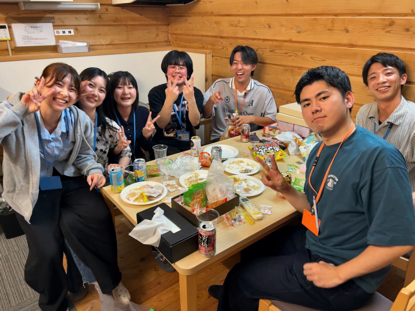 参加者同士の交流会の様子