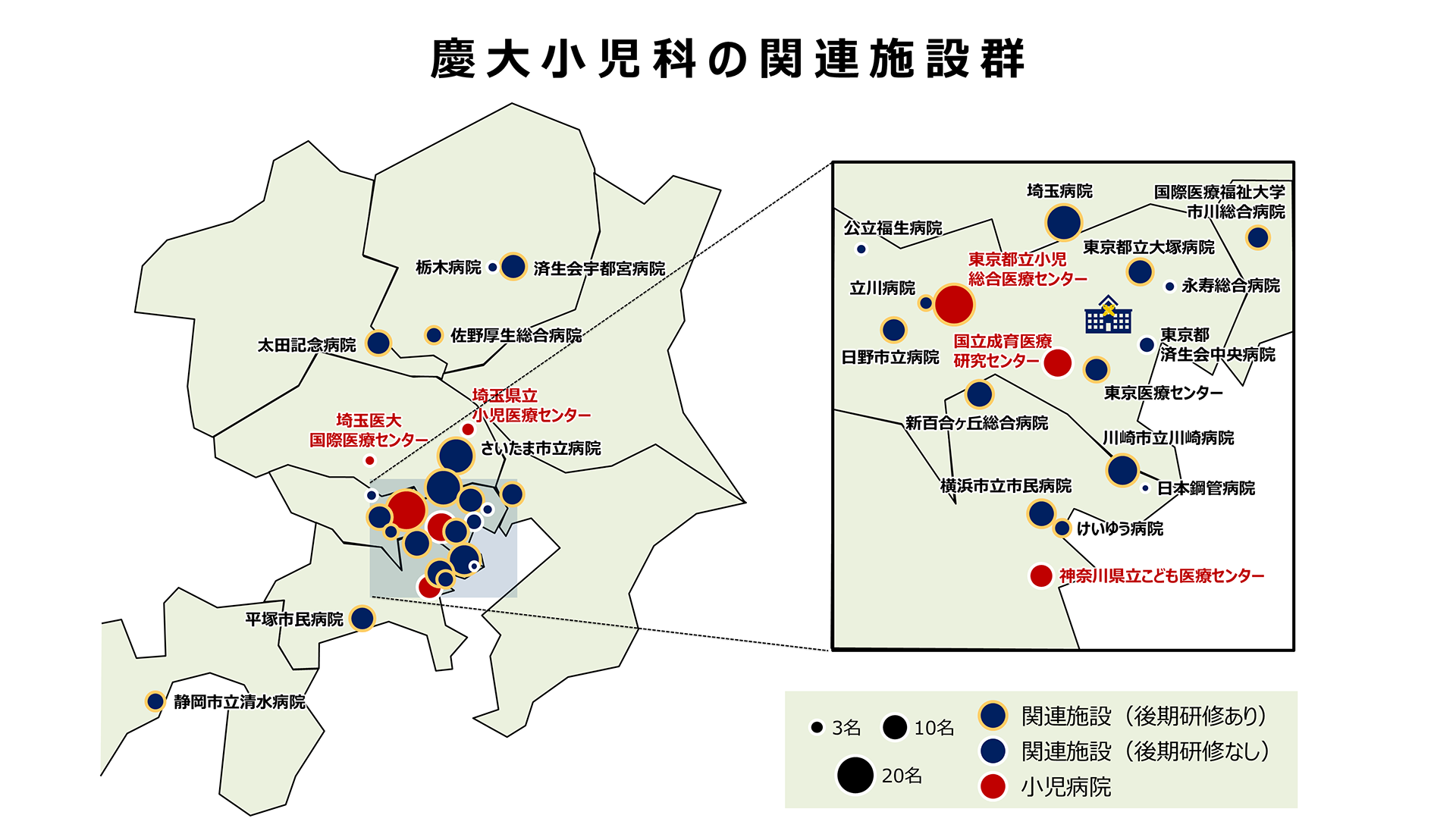関連病院マップ