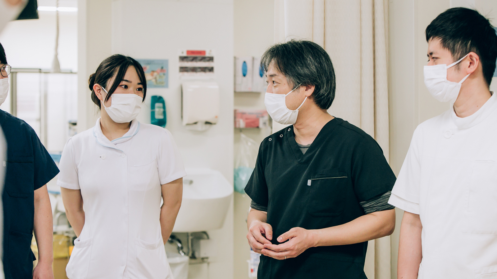 小児ICUでの診療風景