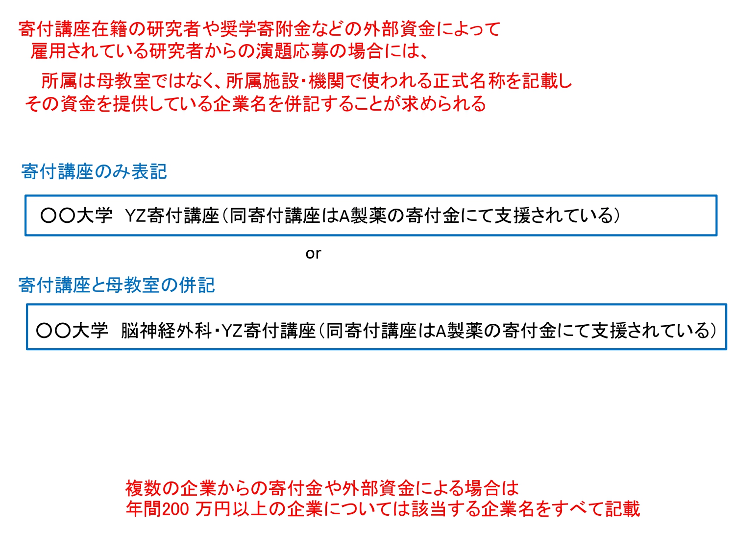 開示すべきCOIがある場合のスライド3